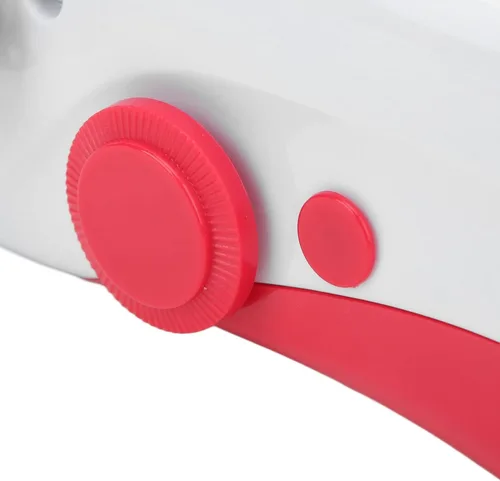 Miniatura 9 de Máquina de coser portátil de mano, máquina de coser a mano, mini máquina de coser eléctrica de doble aguja para hacer manualidades u objetos