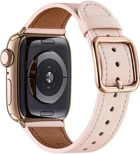 Miniatura 68 de MNBVCXZ Correas de cuero compatibles con Apple Watch para mujeres, correa de repuesto genuina para iWatch Series 11 10 9 8 7 6 5 4 3 2 1 SE 3 SE 2