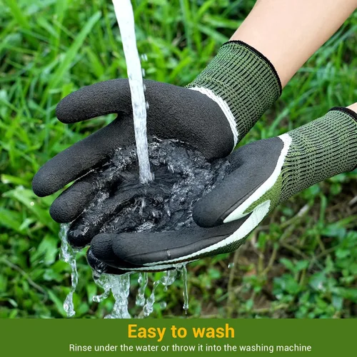 Miniatura 7 de DOFOWORK Gardening Gloves - 6 Pair Gardening Gloves for Women/Men, Breathable Natural Latex Garden Gloves with Grip