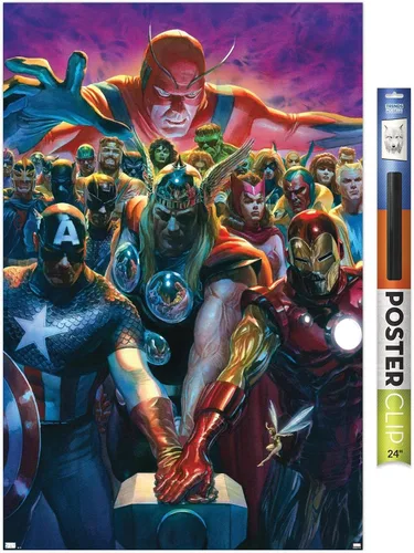 Miniatura 17 de Trends International Marvel Comics - Póster de pared de Avengers #10, 22.375 x 34 pulgadas, versión premium sin marco