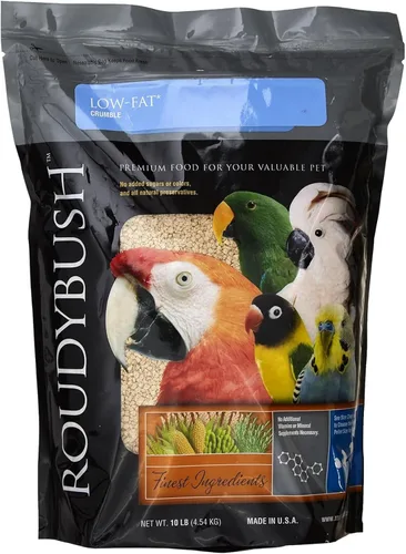 Miniatura 15 de RoudyBush Alimento bajo en grasa para pájaros y pollitos adultos, comida diaria para aves, pellets hechos con maíz, trigo y soja, pellets bajos