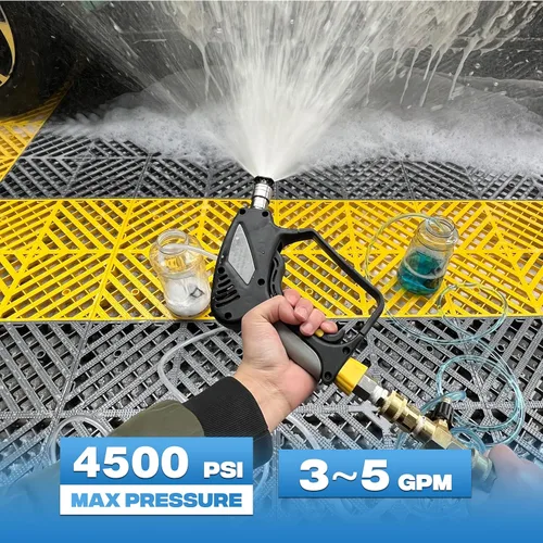 Miniatura 3 de JOEJET inyector aguas abajo para lavadora a presión, kit de inyección de químicos de doble reborde ajustable con conexión rápida de 3/8 pulgadas