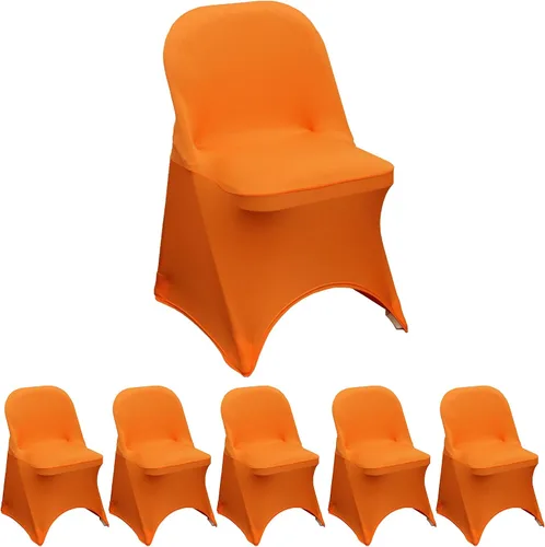 Miniatura 66 de YOUR CHAIR COVERS - Funda para silla plegable de elastano azul claro - Funda de cojín tapizada plegable elástica ajustable extraíble lavable