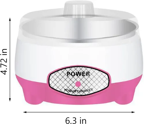 Miniatura 3 de Máquina para hacer yogur, máquina para hacer yogur griego, fabricante de yogur con olla interior de acero inoxidable, máquina automática de yogur