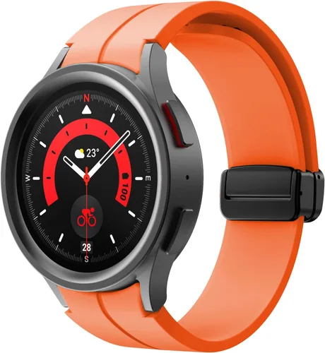 Miniatura 9 de Correa deportiva de silicona para Galaxy Watch 5 Pro de 1.772 pulgadas, sin huecos, compatible con Galaxy Watch 7, 6, 5, 4, correa de repuesto
