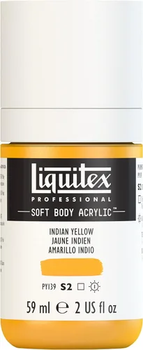 Miniatura 17 de Liquitex Professional Soft Body - Pintura acrílica, botella de 2 onzas (59 ml), blanco titanio Titanio Blanco