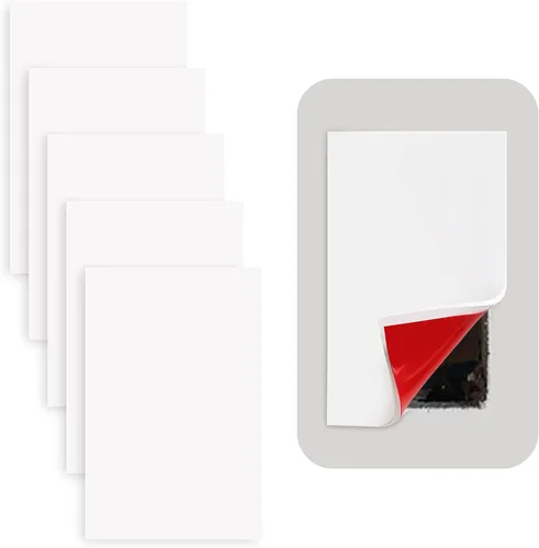 Miniatura 14 de Rubber Bond Placa de Goma Autoadhesiva para Toma de Pared, Paquete de 5 Unidades – Parche de Agujero para Paneles de Yeso Fácil de Aplicar Despegar