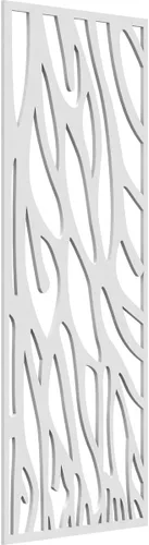 Miniatura 73 de 9 3/8"W x 24 3/8"H x 1/4"T Bristol Decorativos Paneles de Pared de Madera Calado, Cereza