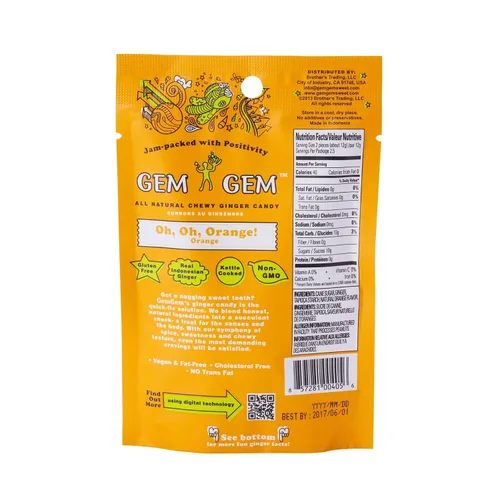 Miniatura 2 de Gem Gem Ginger Candy - Dulces de jengibre para masticar