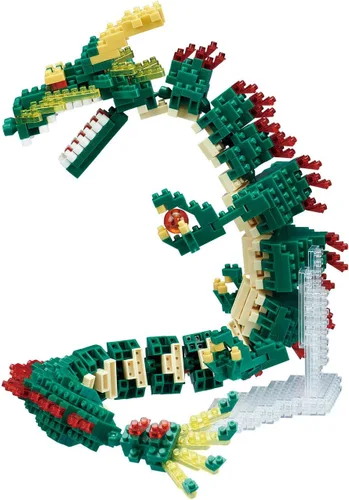 Miniatura 5 de nanoblock - Animales fantásticos - Dragón (renovación), kit de construcción de la serie Advanced Hobby