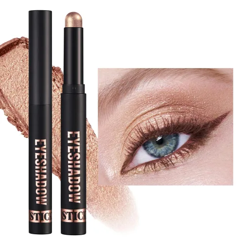 Miniatura 15 de Juego de sombra de ojos en barra de 8 colores, lápiz de sombra de ojos en crema mate brillante, lápiz iluminador de ojos, impermeable, de larga 11#