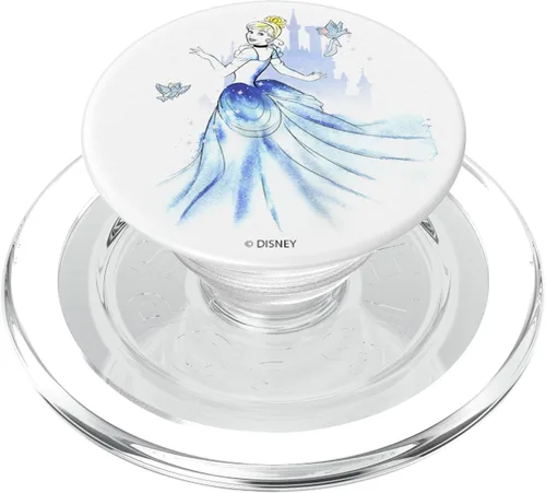 Disney Retrato de acuarela de Cenicienta PopSockets MagSafe PopGrip para iPhone