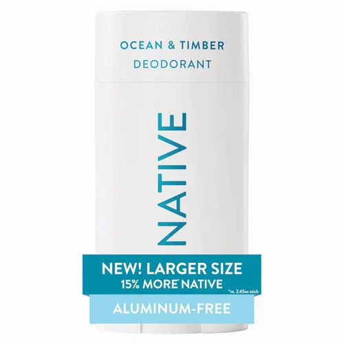 Miniatura 13 de Native Desodorante sin aluminio, eucalipto y menta, barra de gran tamaño, control de olores de 72 horas, para mujeres y hombres, contiene