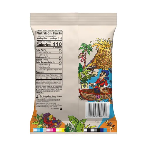 Miniatura 2 de Pirate's Booty Cheddar Blast - Bocadillos de queso, sin gluten, aperitivos saludables para niños, aperitivos de Halloween, bolsas de aperitivos