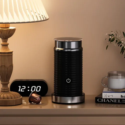 Miniatura 3 de Máquina espumadora de leche, espumador de leche automático, eléctrico para espuma fría y caliente, espuma o leche térmica, espumador de leche