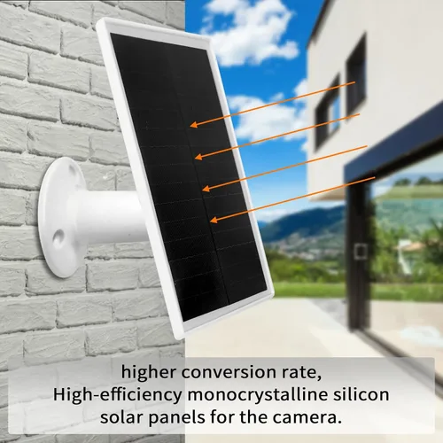 Miniatura 4 de Cargador de panel solar de 6 W, panel solar con micro USB y puerto USB-C para cámara de batería recargable DC 5 V para exteriores, IP66 resistente