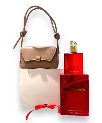 Miniatura 3 de CAMERATA D'LUJO ESTUCHE DE REGALO (PERFUME+CARTERA) (Cartera Blanca/Blanco Puro)