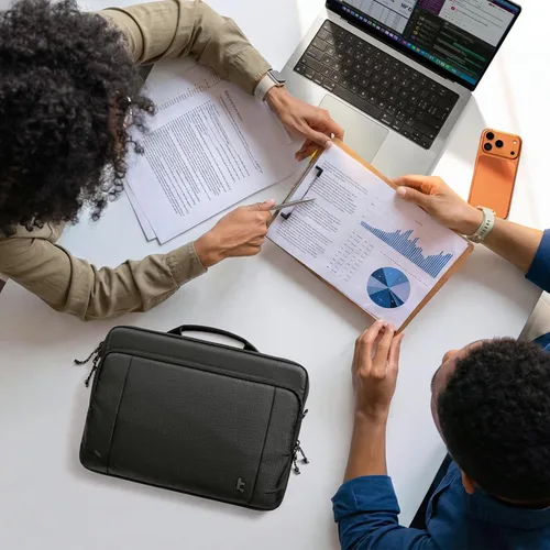 Miniatura 8 de tomtoc Funda protectora de 360° para MacBook Air M5/A3449 (2026), M4/A3240, M3/A3113, M2/A2681, M1/A2337, resistente al agua, con CornerArmor