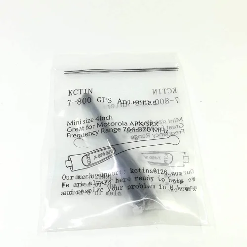 Miniatura 6 de Antena para Motorola, antena GPS Stubby APX 764-870MHz Banda de señal y 7-800 GPS (antena corta NAR6595A) por KCTIN (paquete de 1)