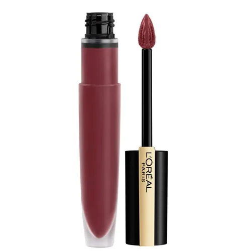 Miniatura 14 de L'Oréal Paris Makeup Rouge Signature - Pinta labios de larga duración acabado mate, ultraligero, ultracómodo, color de pigmento alto, aplicador