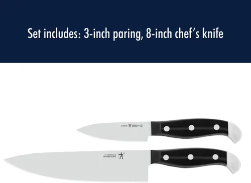 Miniatura 10 de HENCKELS Statement Razor-Sharp - Juego de cuchillos de chef de 2 piezas, diseño alemán informado por más de 100 años de maestría, negro/acero