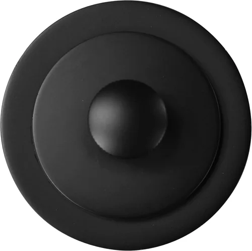 Miniatura 6 de Westbrass Twist & Close - Juego de molduras para bañera con placa frontal de desbordamiento de dos agujeros, negro mate, D94-2-62 Mate negro