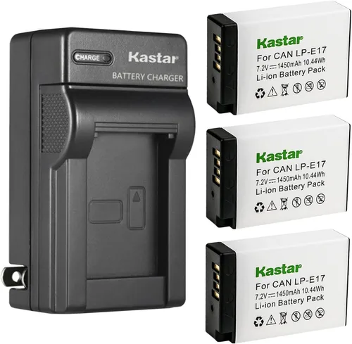 Miniatura 6 de Kastar Reemplazo del cargador de batería de pared CA para Canon EOS RP, EOS R10 cámara sin espejo, KISS X8i, KISS X9i, Rebel SL2, EOS Rebel T6i, EOS