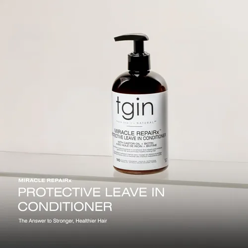 Miniatura 2 de Thank God It's Natural tgin Miracle RepaiRx - Acondicionador protector sin enjuague para cabello rizado, enrollado y ondulado, incluye biotina