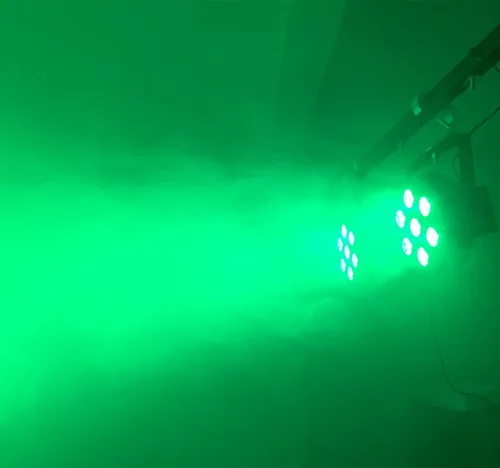 Miniatura 6 de Luces LED Par 4 Uplights de escenario 7x12W RGBW activado por sonido DMX512 Control brillante luces DJ para escenario, fiesta, club, discoteca