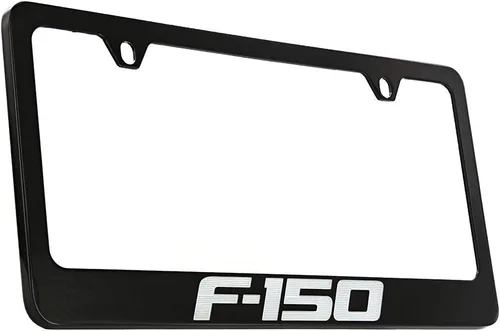 Miniatura 5 de Ford Marco para matrícula F-150 (2 agujeros/latón, negro/ancho)