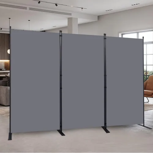 Miniatura 15 de Divisor de habitación portátil de 6 pies y pantallas de privacidad plegables, divisor de tela de 102 pulgadas de ancho para separación