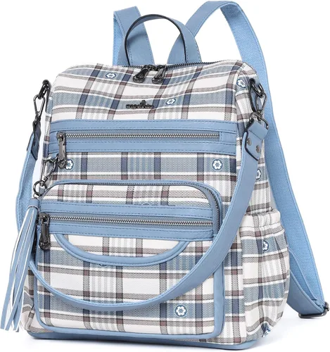Miniatura 14 de Bolsos mochila monedero de piel sintética para mujer, bolsas con zíper, mochilas de hombro casuales