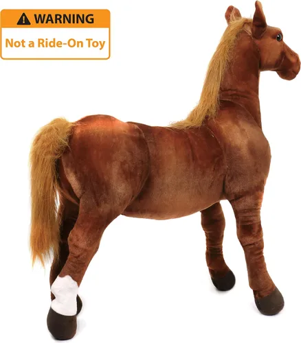 Miniatura 5 de TigerHart Thorsten The Thoroughbred Horse - Poni de peluche grande de 3 pies