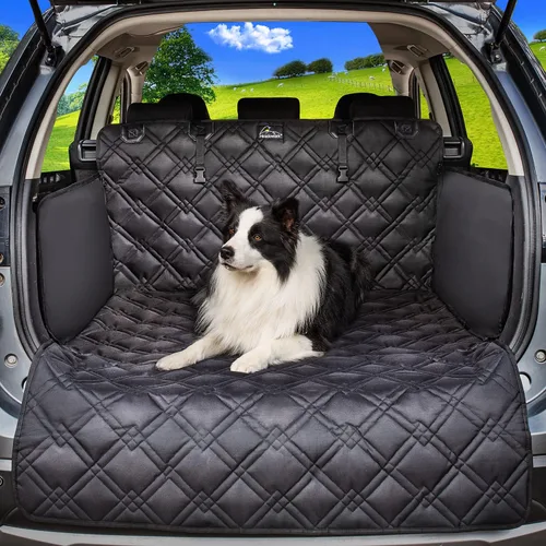 Miniatura 14 de Meadowlark Funda de Asiento de Coche para Perro, Funda de Asiento de Mascota Extra Resistente Talla X-Large para Asiento Trasero, Hamaca para Perro