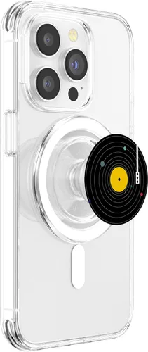 Miniatura 4 de Sistema solar de disco de vinilo retro Pop Socket PopSockets PopGrip: agarre intercambiable para teléfonos y tabletas PopSockets MagSafe PopGrip