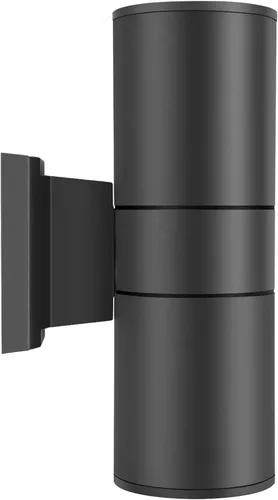 MS-61818 - Lámpara de pared de doble cilindro impermeable arriba y abajo, lámpara de pared para exteriores, balcón, escalera, pasillo, exterior,