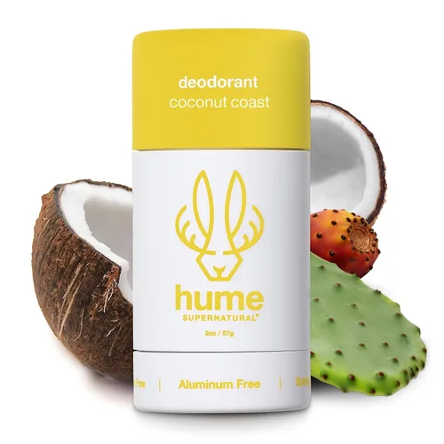 Miniatura 8 de Hume Supernatural Coconut Coast - Desodorante sin aluminio para mujeres y hombres, seguro para pieles sensibles, probióticos, a base de plantas, sin