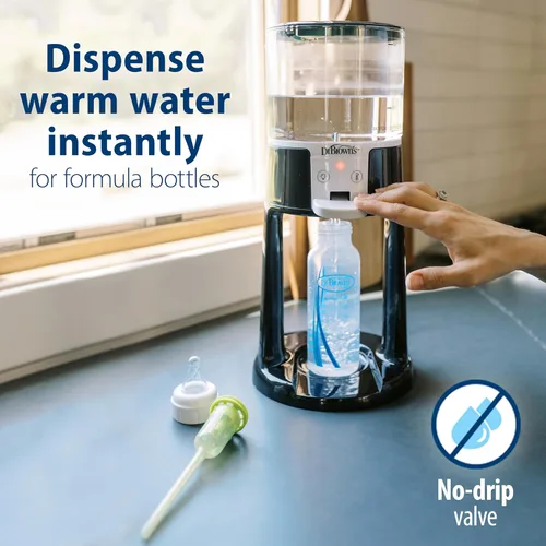 Miniatura 3 de Dr. Brown's Dispensador de agua caliente Insta-Prep y cepillo de limpieza de biberones reutilizable con 3 ajustes de temperatura