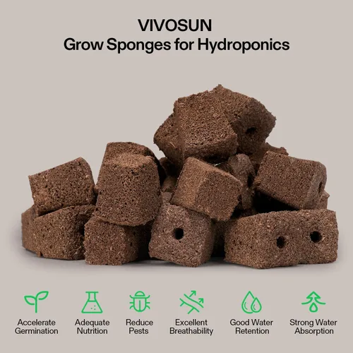 Miniatura 9 de VIVOSUN Kit de cultivo hidropónico montado en la pared, 1 capa, 36 sitios de plantas, 4 tubos de PVC-U de grado alimenticio, sistema de plantación
