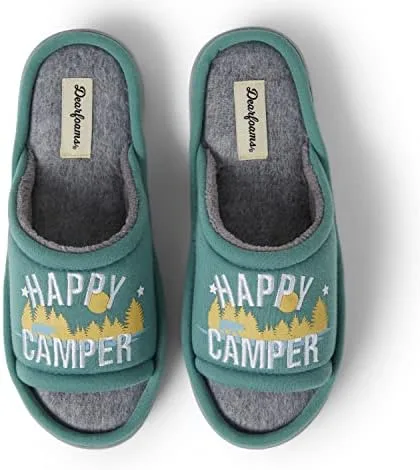 Miniatura 2 de Dearfoams womens Matching Family IndoorOutdoor Summer Camping Slide Slipper