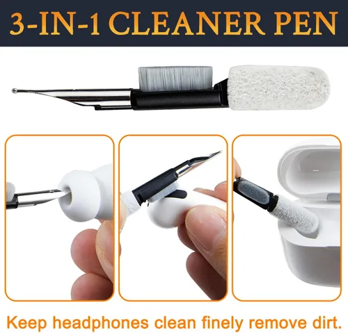Miniatura 5 de SOULWIT 5 pares de almohadillas de silicona para AirPods Pro 3 (3ª generación 2025), almohadillas de repuesto Pro3 con kit de limpieza Blanco