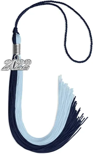 Miniatura 8 de Endea Graduation Borla de doble color con gota de fecha plateada (negro/oro antiguo, 2025)