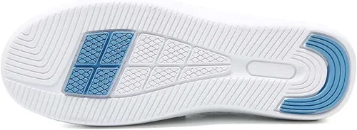 Miniatura 5 de Zapatos de enfermería, zapatos antideslizantes para mujer, para restaurante, cómodos zapatos planos, mocasines y sin cordones, Blanco