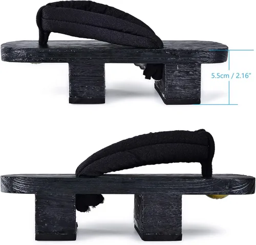 Miniatura 5 de Japanese Wooden Clogs with Tabi Socks For Men Women