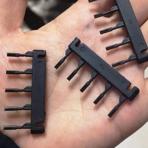 Miniatura 2 de Hebilla en forma de C para máquina de extensiones de cabello 6D de 2ª generación, kit de extensiones de cabello humano sin rastro (40 unidades)