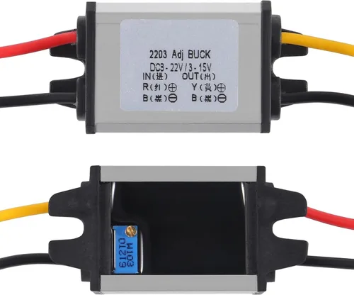 Miniatura 2 de Regulador de voltaje DC Buck Convertidor de voltaje DC 8-22V a 3-15V 5V 12V 3A módulo reductor impermeable convertidor de corriente de coche CC