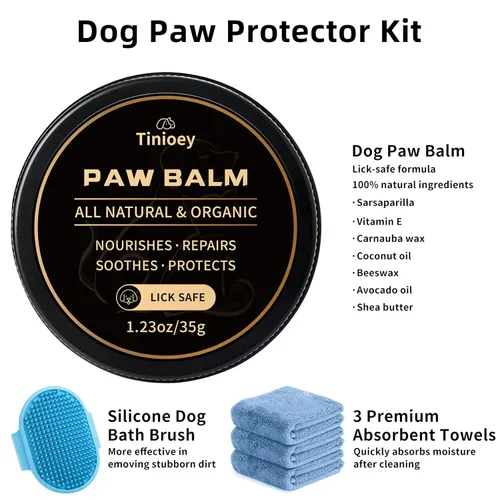 Miniatura 2 de Limpiador de patas de perro Tinioey para perros pequeños, lavador de patas de perro, limpiador de patas fangosas, limpiador de pies para mascotas