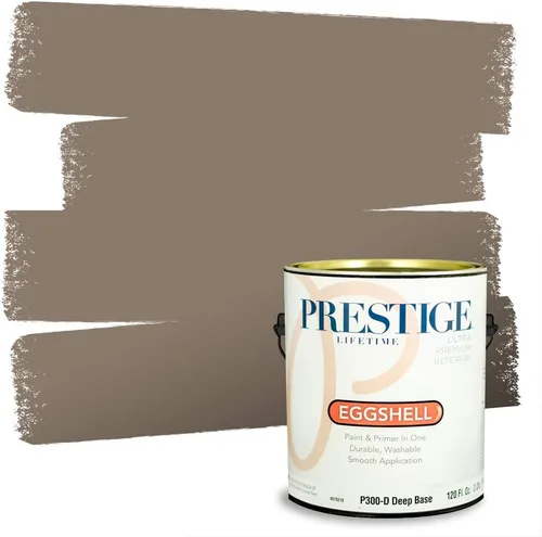 Miniatura 268 de Prestige Paints - 2 en 1, pintura base y pintura de exterior, P500-N-SW7020 SW6991-PCM