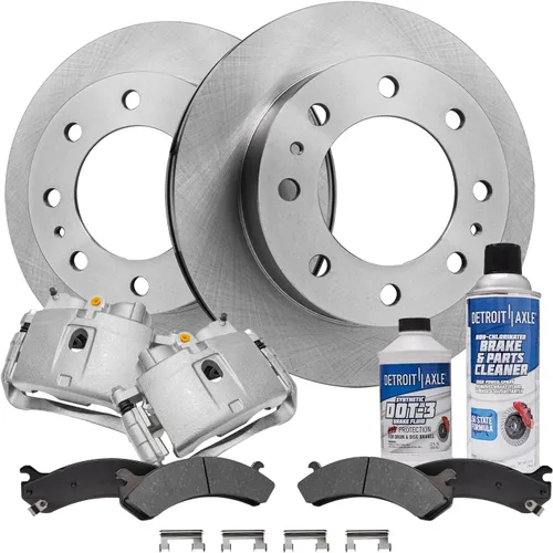 Miniatura 74 de Detroit Axle - Rotores de freno para Chrysler 200 2015 2016 2017, Rotores de freno de disco de reemplazo: 12.01" pulgadas delantero y 10.95