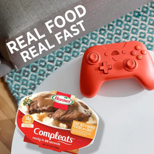 Miniatura 12 de HORMEL COMPLEATS - Carne asada y puré de patatas con salsa, de microondas, 9 onzas (paquete de 6)